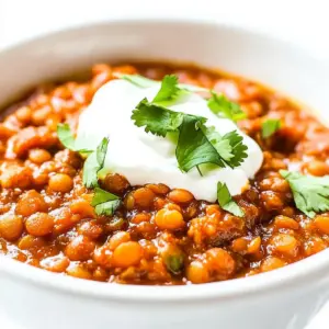 Spicy Mexican Red Lentils