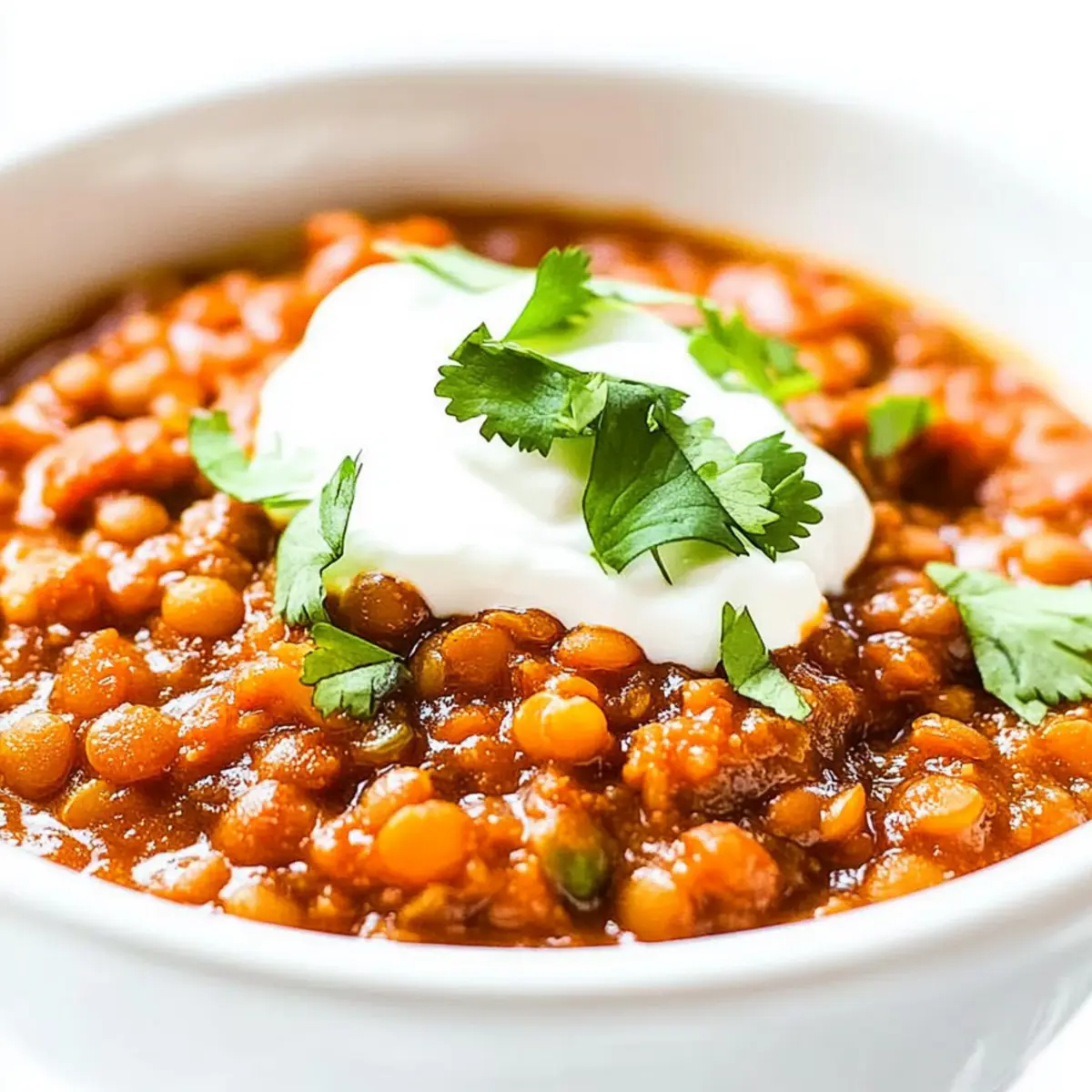 Spicy Mexican Red Lentils