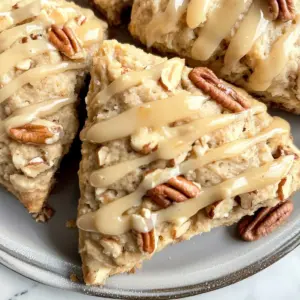 Maple Pecan Sourdough Scones