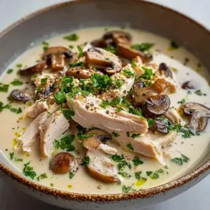 Mushroom Chicken Soup