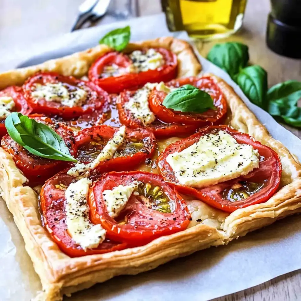 Puff Pastry Tomato Tart