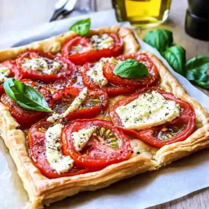 Puff Pastry Tomato Tart