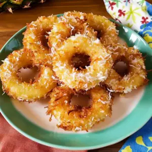 Fried Piña Colada Rings