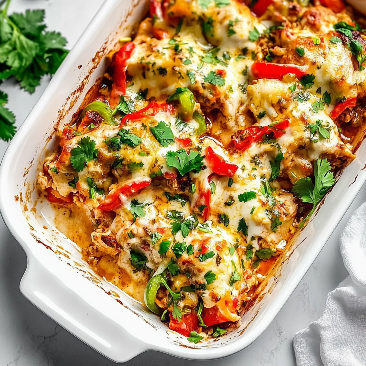 Zesty fajita chicken