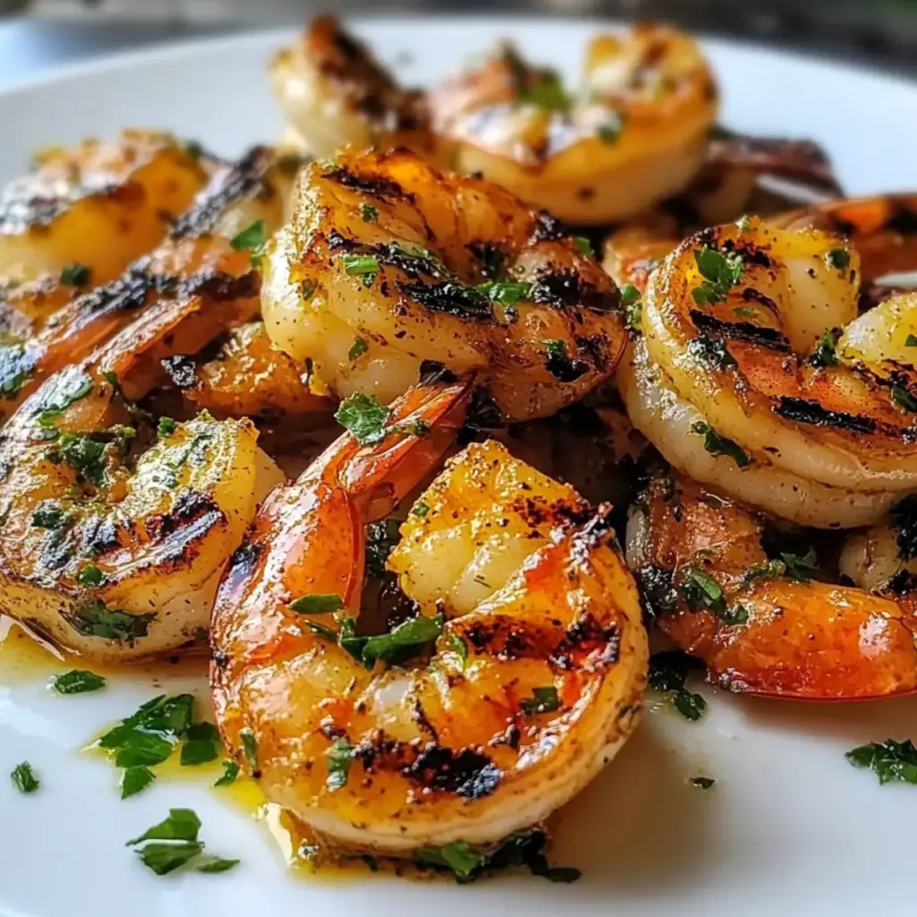 Grilled Jumbo Shrimp with Marinade