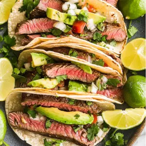 Marinated Flank Steak Tacos