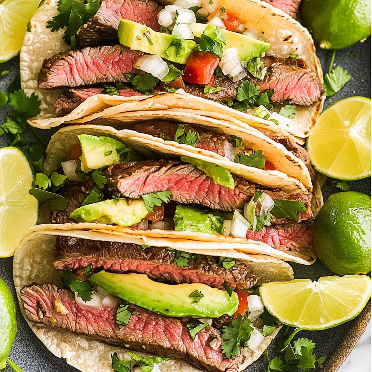Marinated Flank Steak Tacos