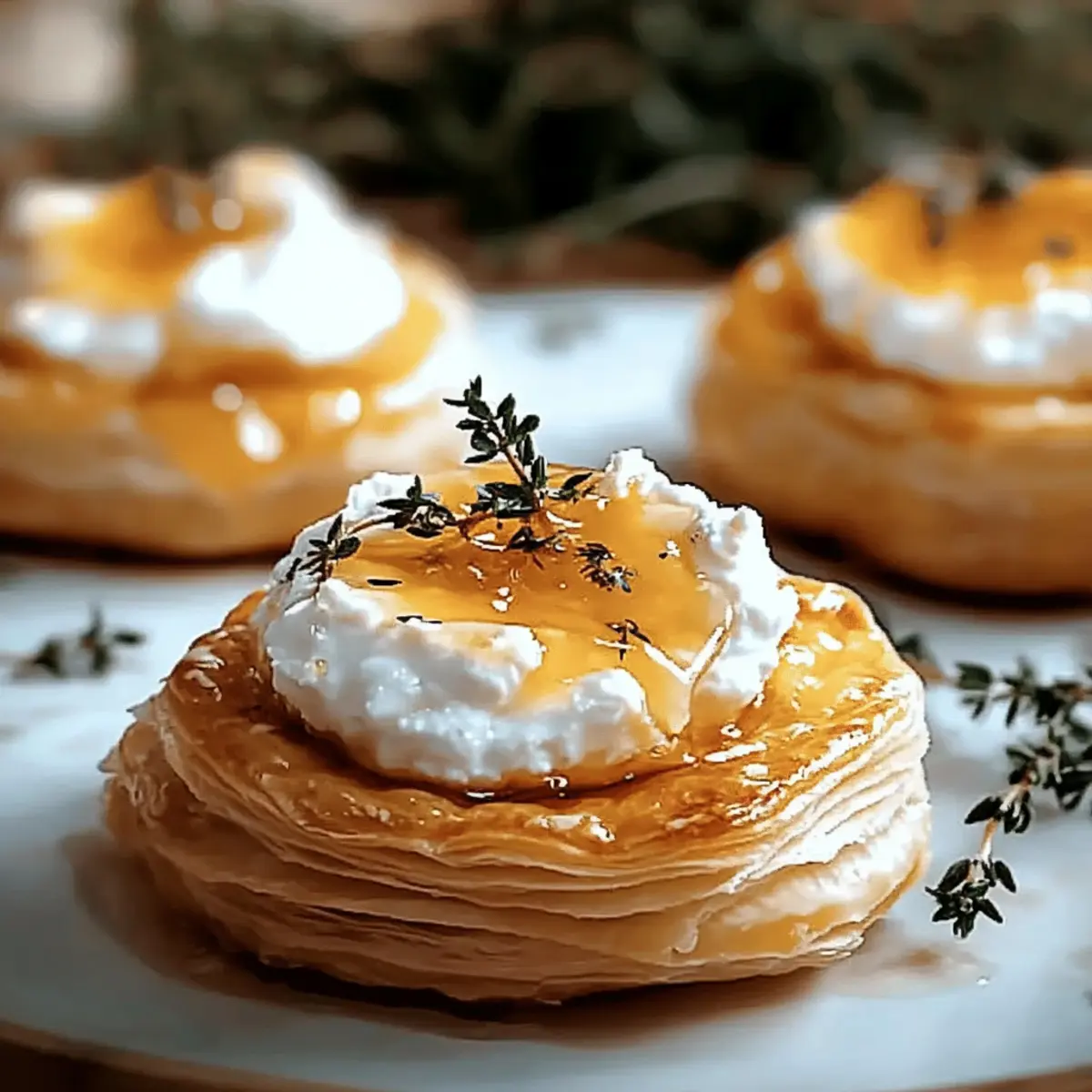 Goat Cheese and Honey Bites