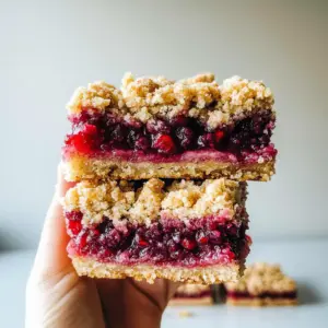 Raspberry Crumble Bars