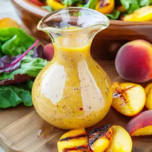 Peach Honey Dijon Balsamic Vinaigrette