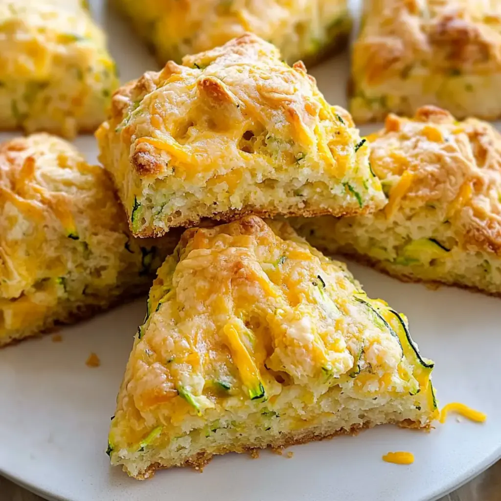 Zucchini Cheddar Scones