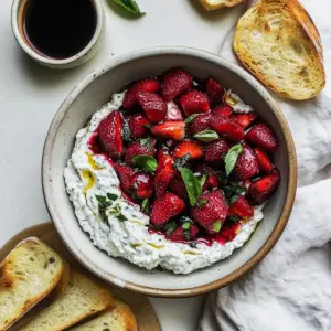 Whipped Feta Dip With Roasted Strawberries