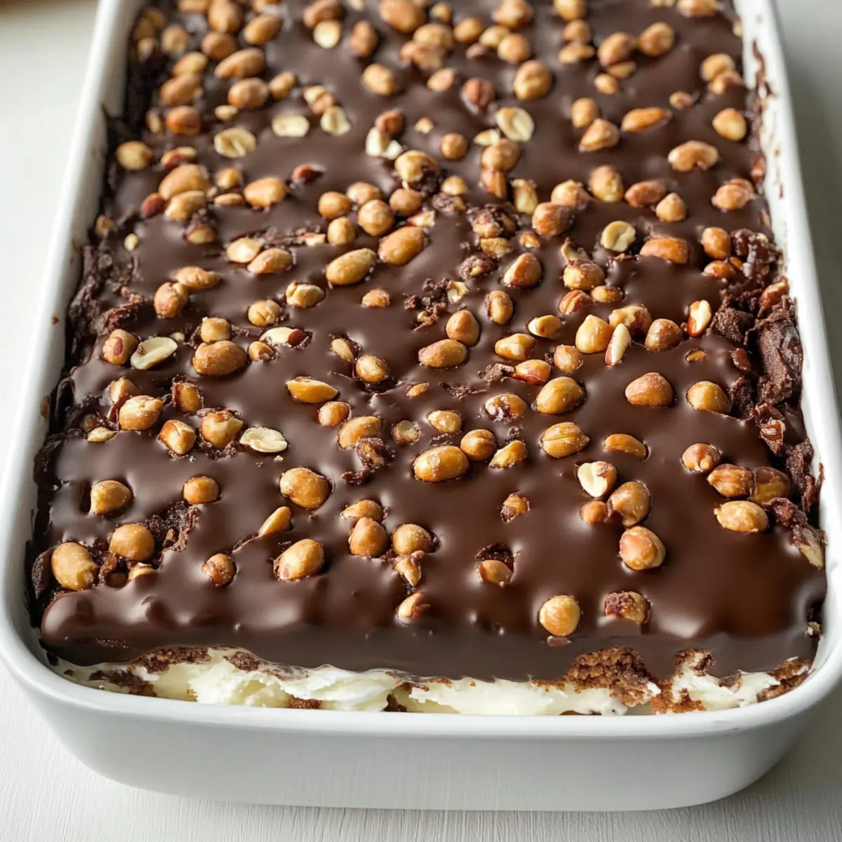 Buster Bar Ice Cream Cake