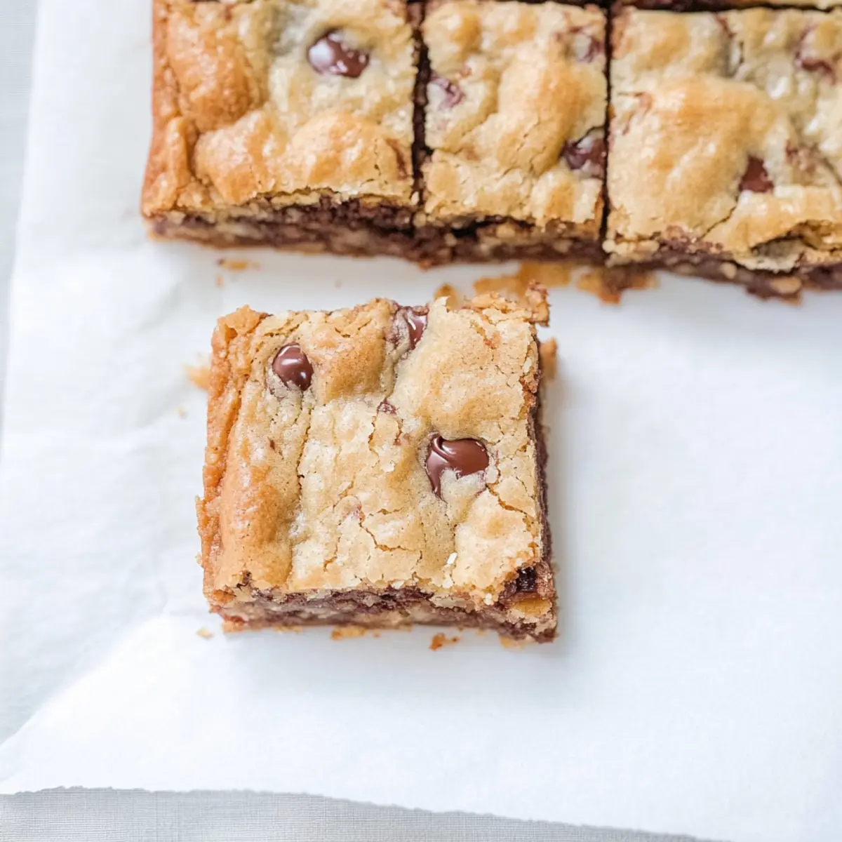 Bourbon Chocolate Chip Blondies