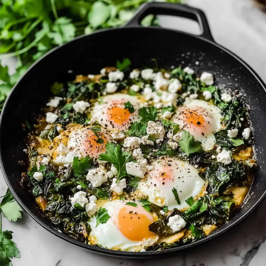 Stove Top Green Shakshuka