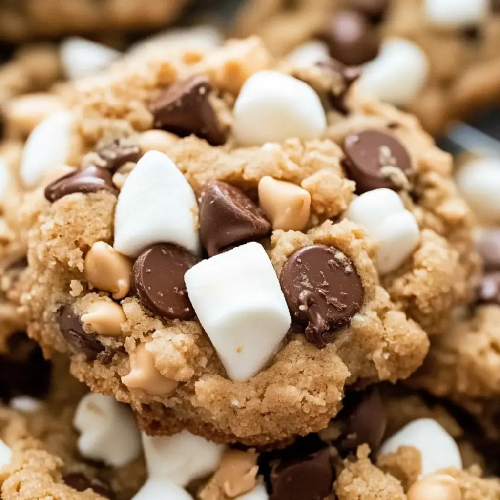 Marshmallow Peanut Butter Chip Cookies