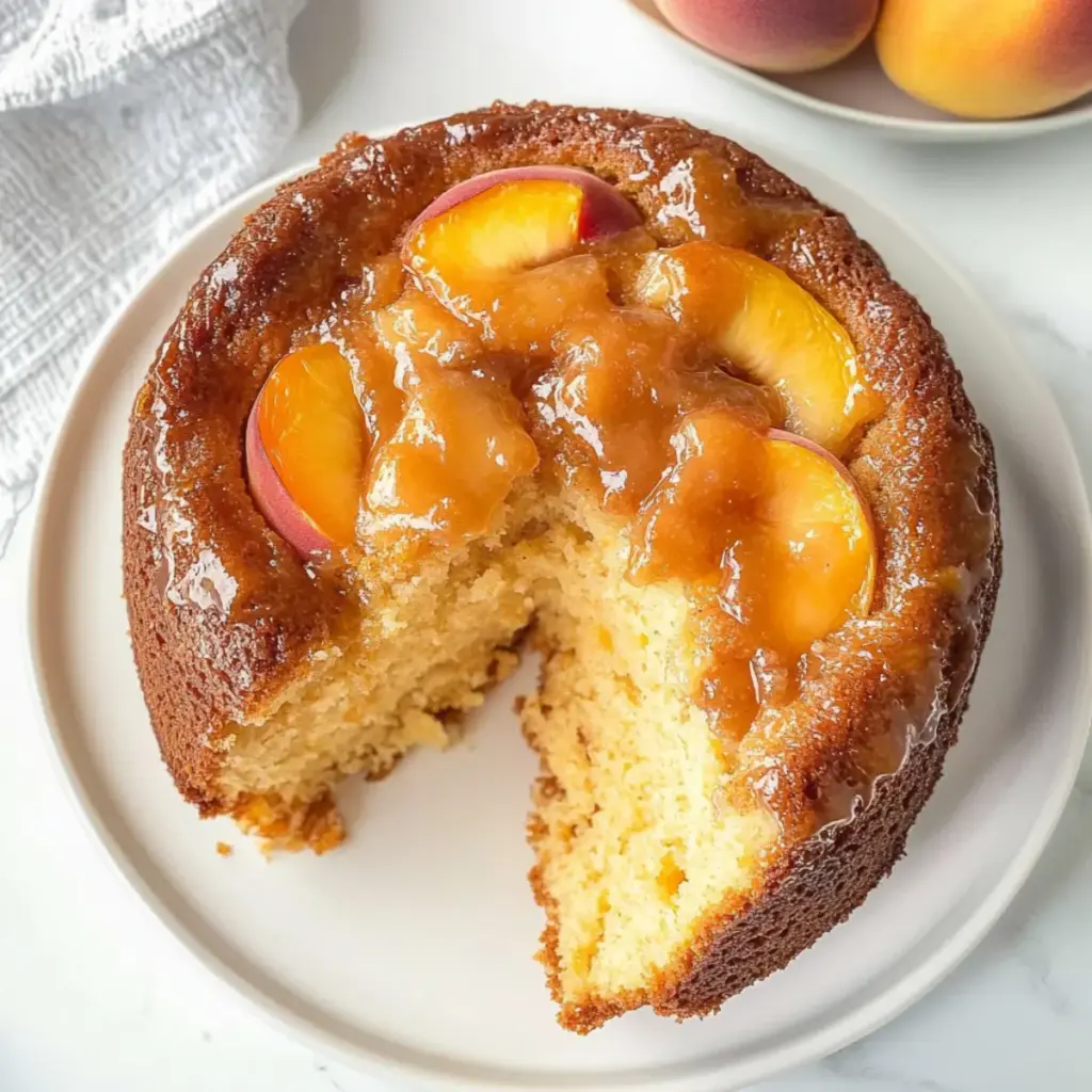 Peach Cobbler Pound Cake