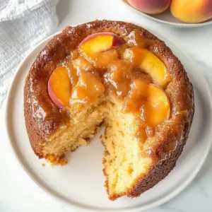 Peach Cobbler Pound Cake