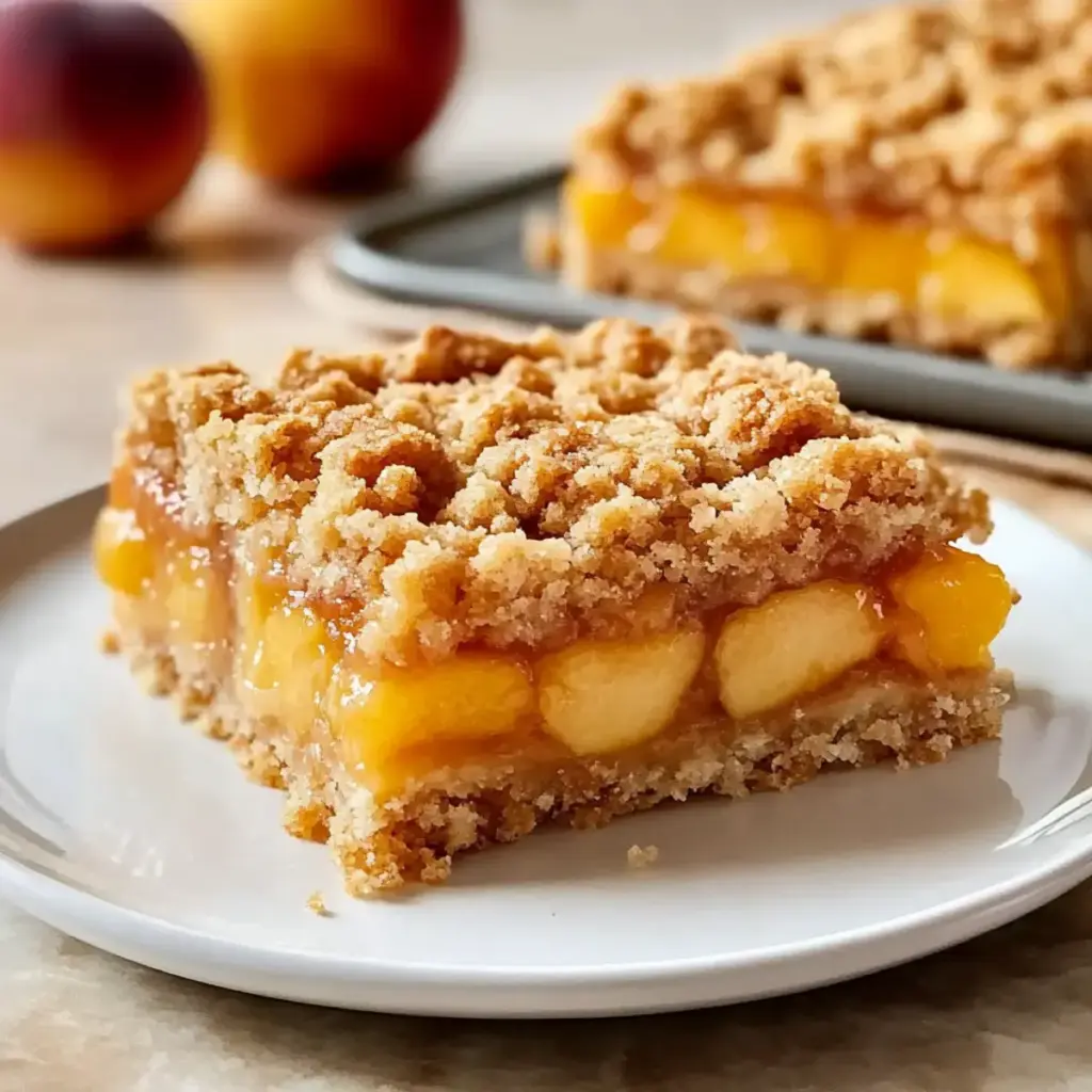 Peach Crumb Bars