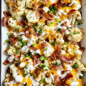 Loaded Roasted Cauliflower Recipe