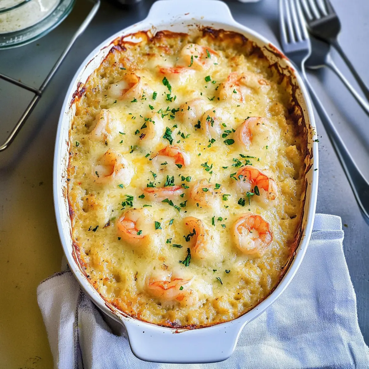 Shrimp and Grits Casserole