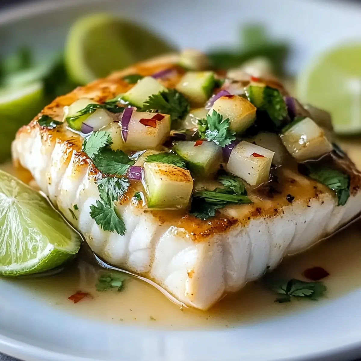 Coconut lime fish