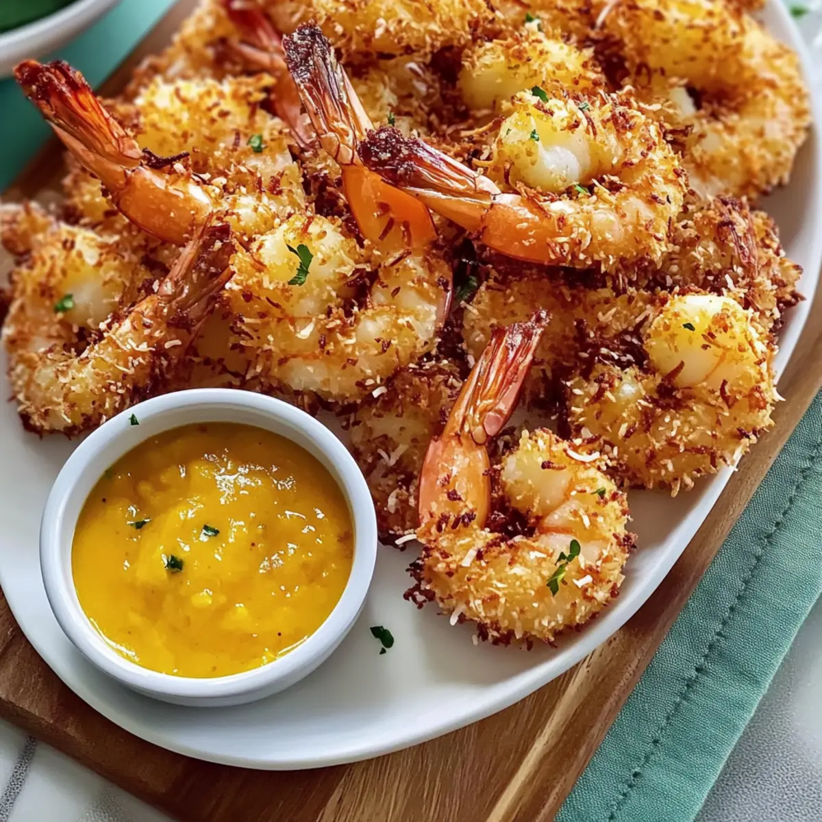 Jumbo Coconut Shrimp with Mango Dipping Sauce