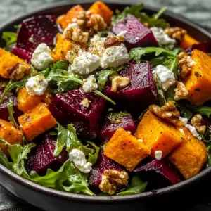 Roasted Beet and Sweet Potato Salad