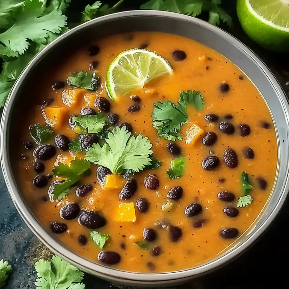 Black Bean Pumpkin Soup
