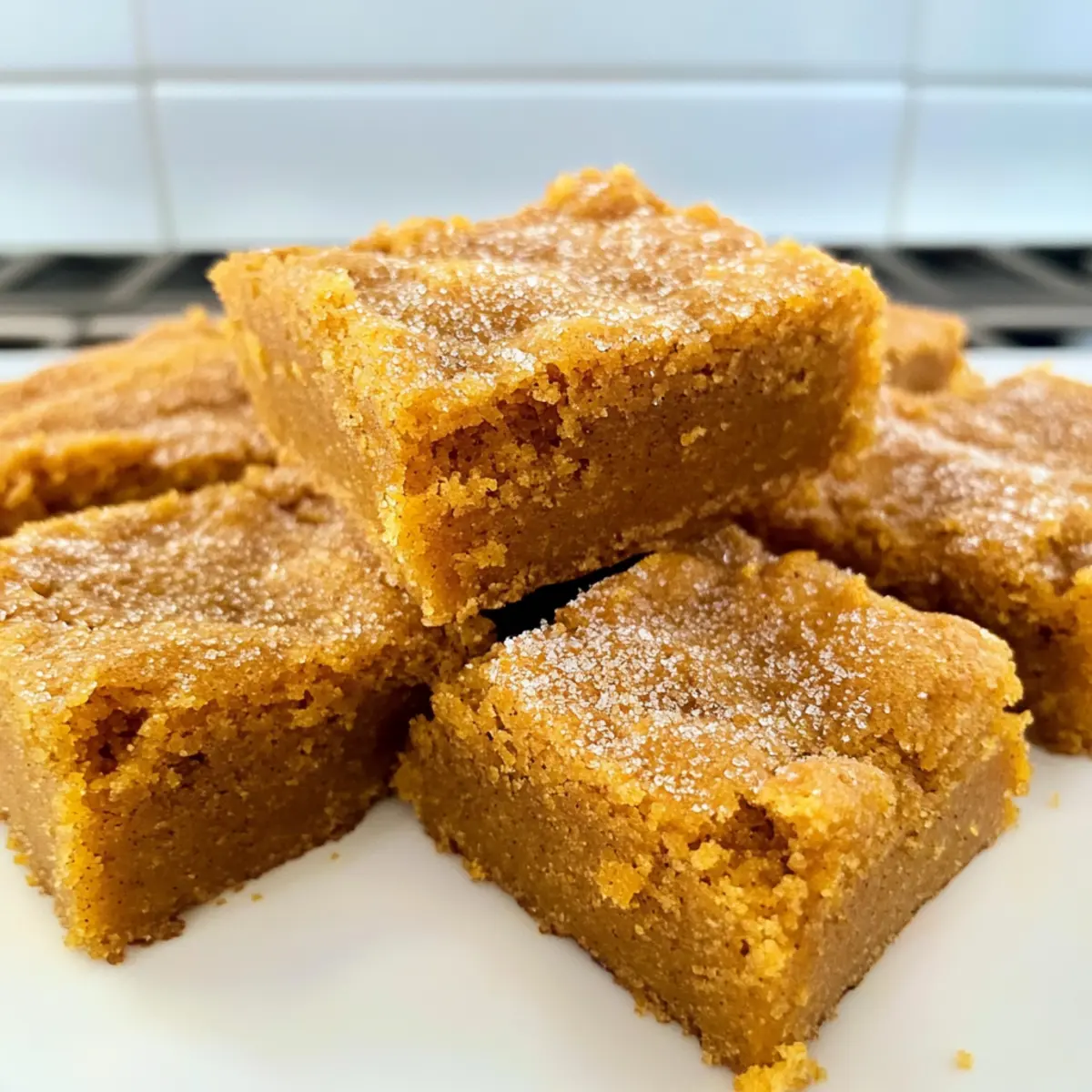 Sugar Cookie Vegan Pumpkin Bars