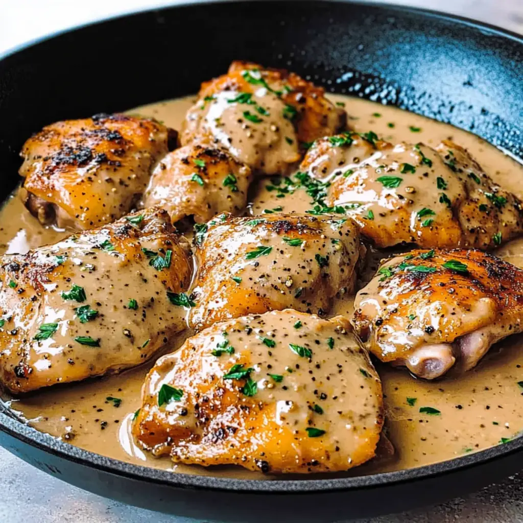 Easy Chicken au Poivre