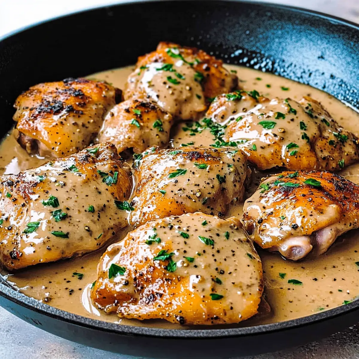 Easy Chicken au Poivre