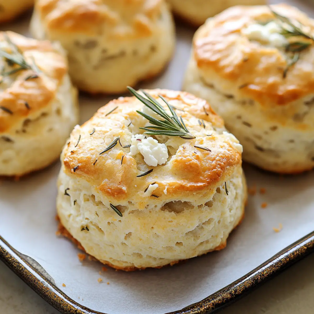 Rosemary Goat Cheese Biscuits