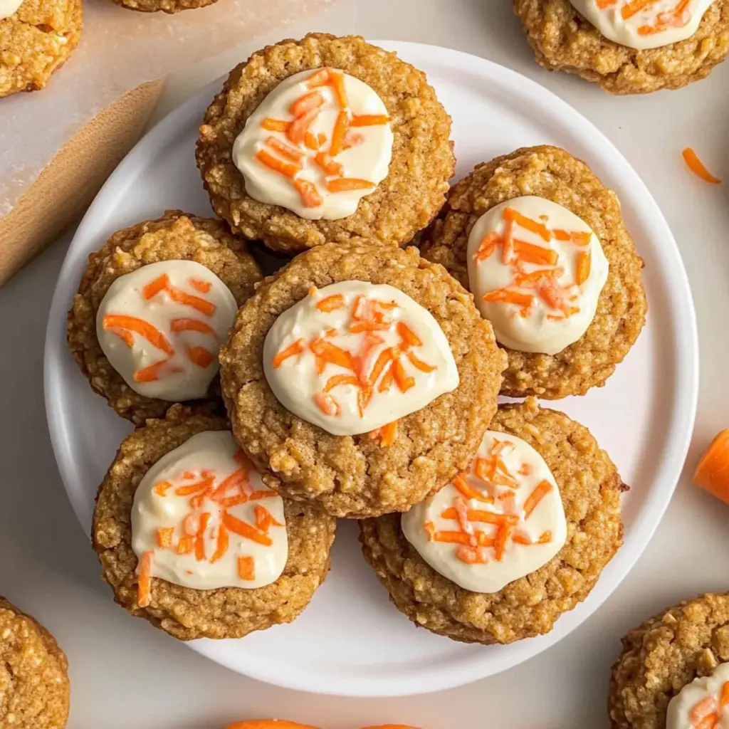 Vegan Carrot Cake Cookies