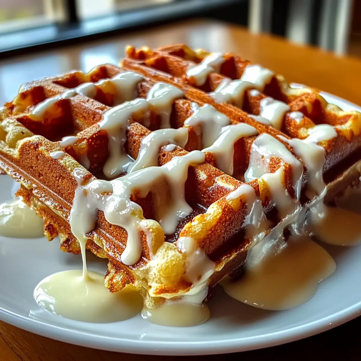 Carrot Cake Waffles