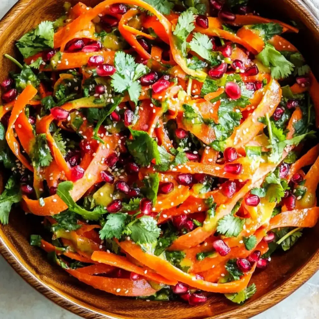 Carrot Salad with Citrus Miso-Ginger Dressing