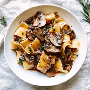 Portobello Mushroom Pappardelle