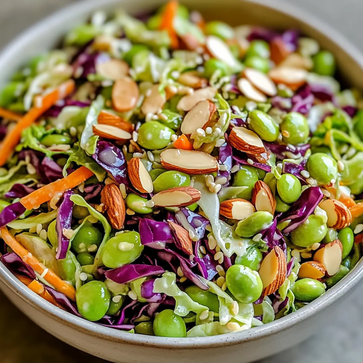 Cabbage Edamame Salad