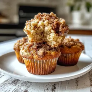 Sourdough Discard Coffee Cake Muffins