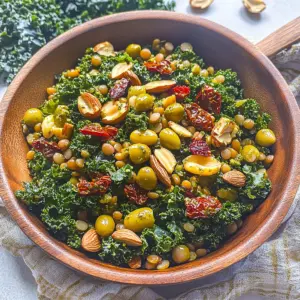 Lemon Pesto Lentil Salad