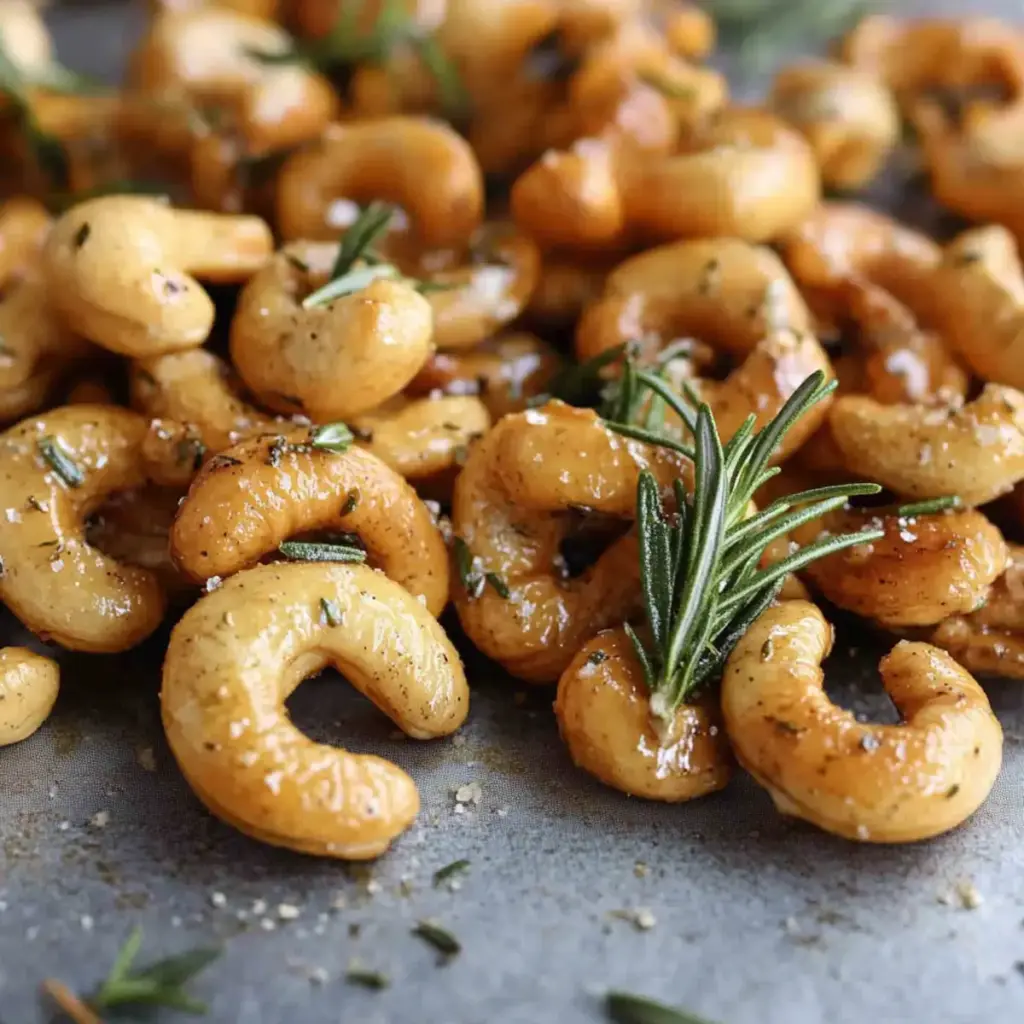 Rosemary Cashews with Sea Salt