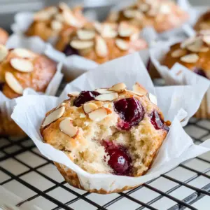 Almond Cherry Muffins
