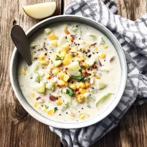 Leek and Corn Chowder
