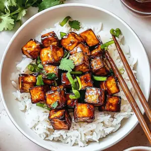 Pan-fried Garlic Tofu