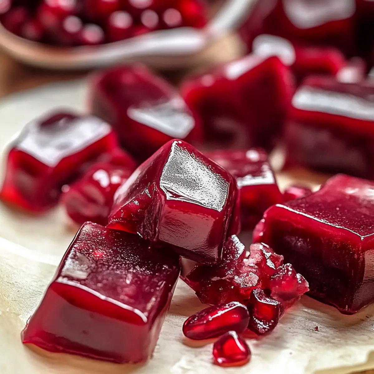 Pomegranate Caramels