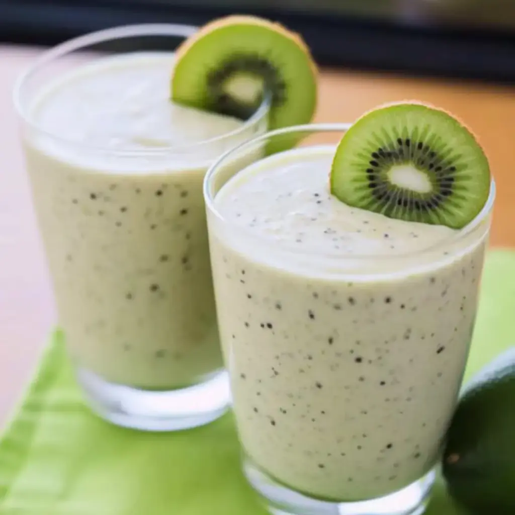 Kiwi Smoothie Recipe with Banana and Lime