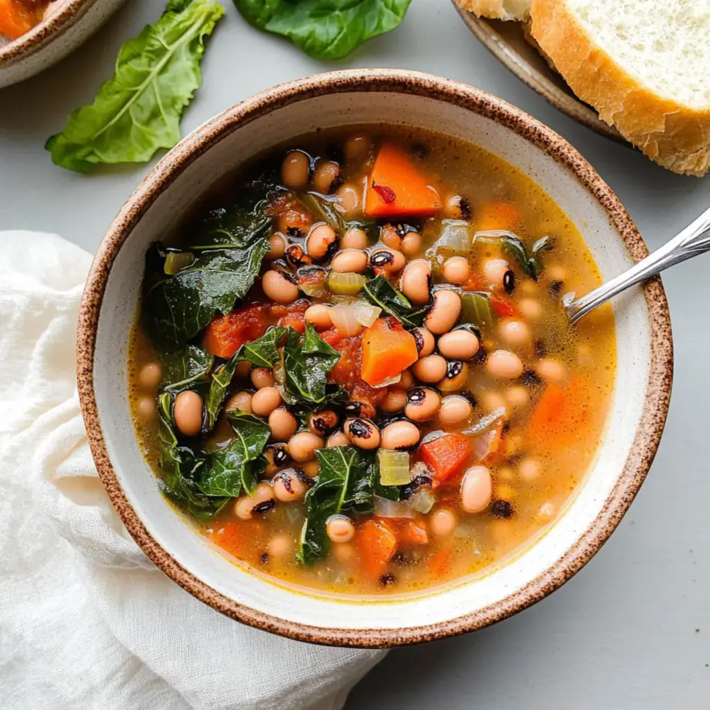 Smoky Black Eyed Pea Soup