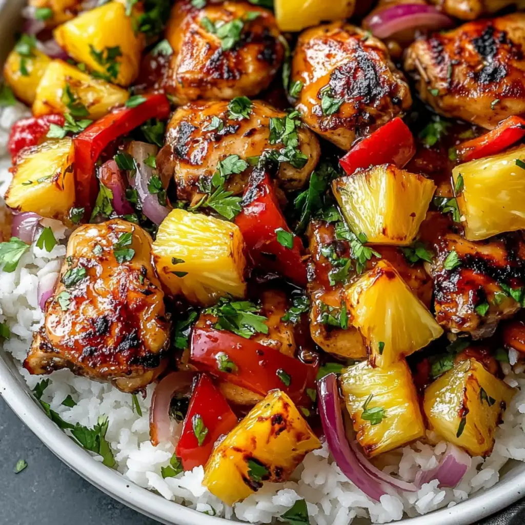 Hawaiian Chicken Sheet Pan