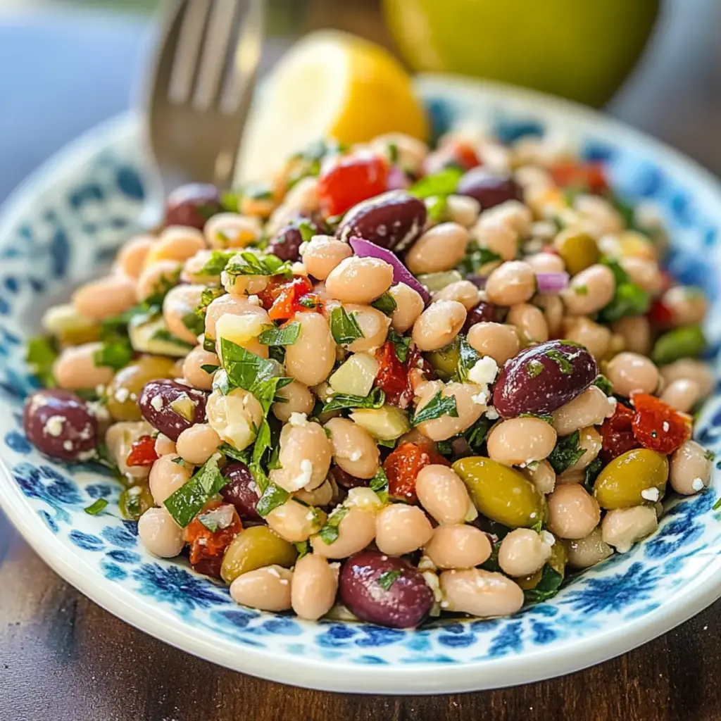 Mediterranean Lemony White Bean Salad
