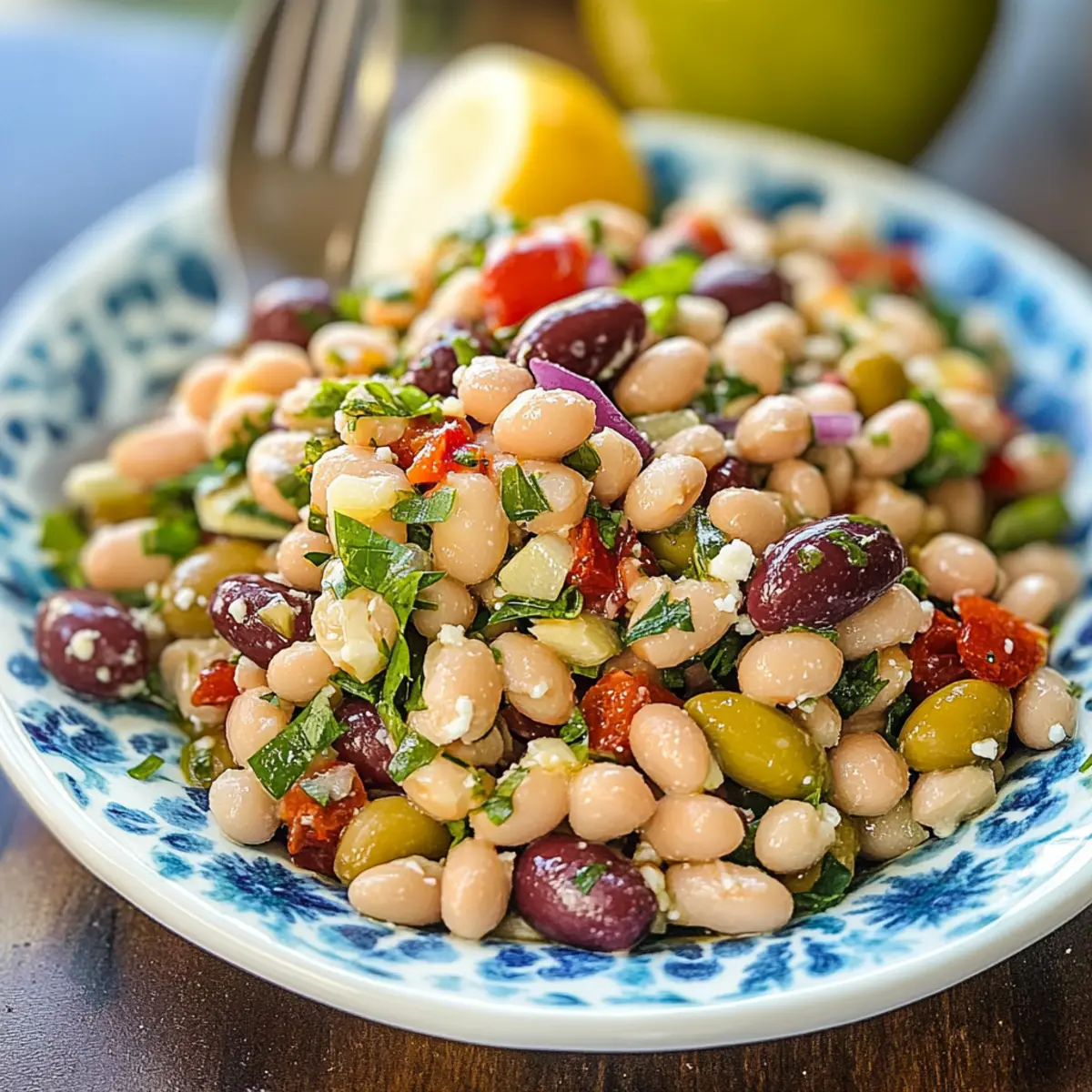 Mediterranean Lemony White Bean Salad